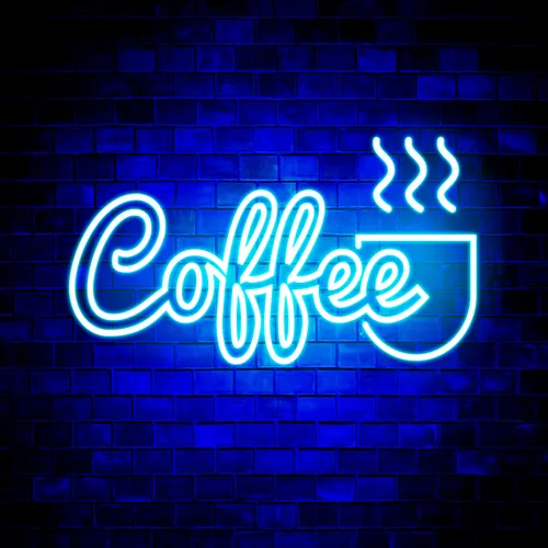 Coffee Neon Sign - Custom T-Shirt Today