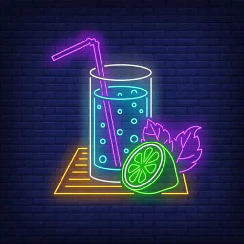 Lemonade Glass Neon Sign - Custom T-Shirt Today
