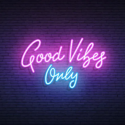 Good Vibes Only Neon Sign - Custom T-Shirt Today
