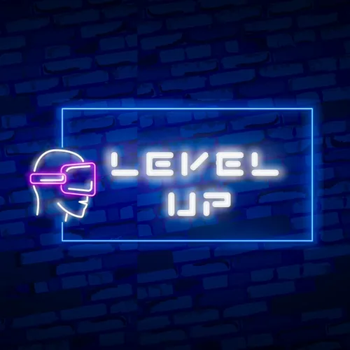Level Up Neon Sign - Custom T-Shirt Today