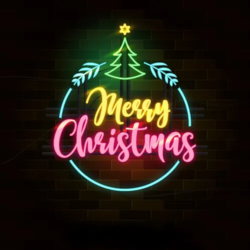 Christmas Neon Sign - Custom T-Shirt Today
