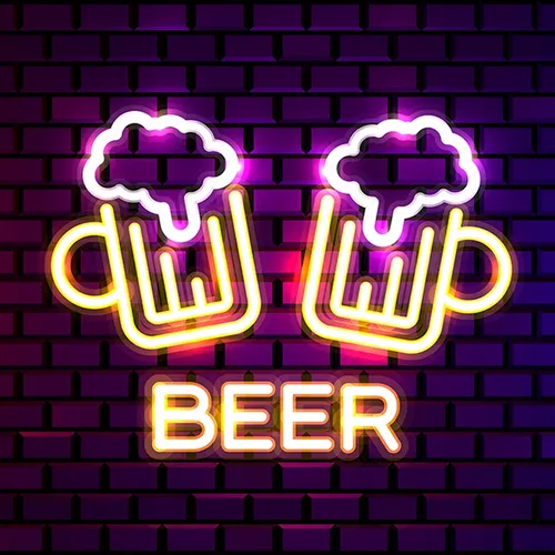 Beer Bar Neon Sign - Custom T-Shirt Today