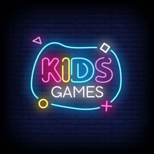 Kids Games Neon Sign - Custom T-Shirt Today