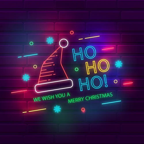 Wishing You a Merry Christmas Neon Sign - Custom T-Shirt Today
