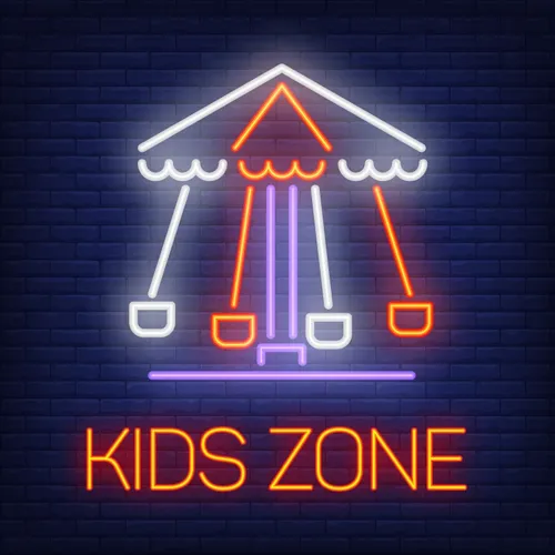 Fun Kids Zone Neon Sign - Custom T-Shirt Today