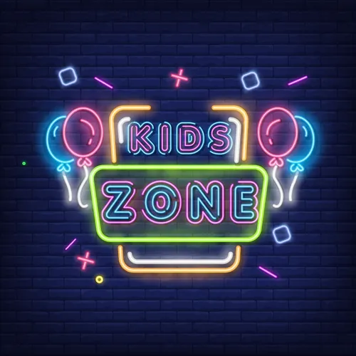 Funky Kids Zone Neon Sign - Custom T-Shirt Today