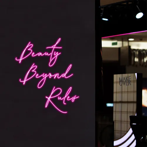 Beauty Beyond Rules Neon Sign - Custom T-Shirt Today