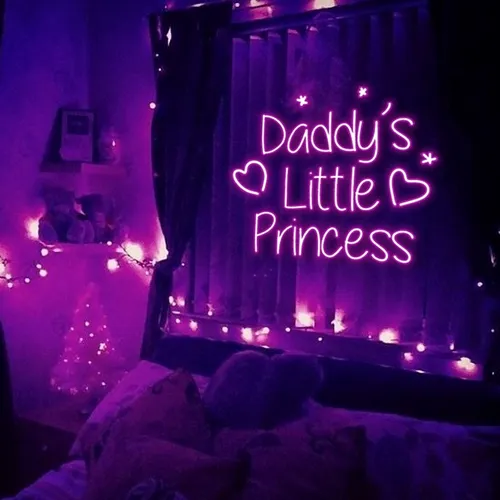 Daddy's Little Princess Neon Sign - Custom T-Shirt Today