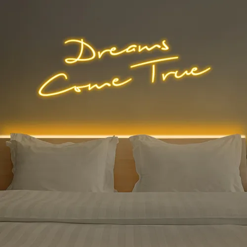 Dreams Come True Neon Sign - Custom T-Shirt Today
