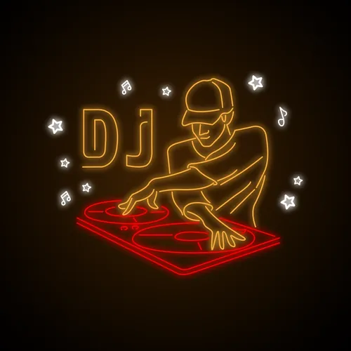 DJ Neon Sign - Custom T-Shirt Today