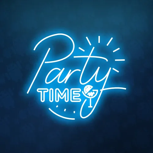 Party Time Neon Sign - Custom T-Shirt Today