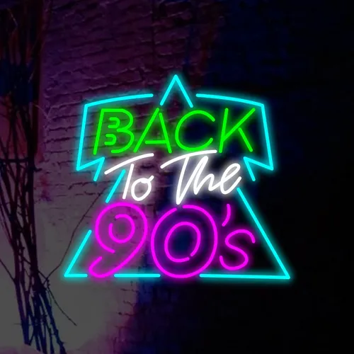 Back To The 90’s Neon  Sign - Custom T-Shirt Today