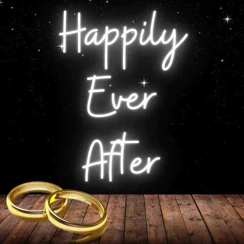 Happily Ever After Neon Sign - Custom T-Shirt Today