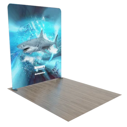 Custom Backlit Trade Show Display Tension Fabric 8' x 8' - Custom T-Shirt Today