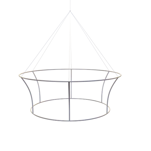 Custom Tapered Circle Personalized Trade Show Hanging Signs - Custom T-Shirt Today