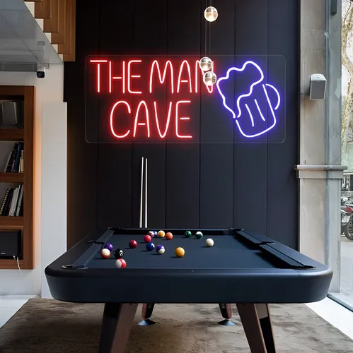 The Man Cave Neon Sign - Custom T-Shirt Today