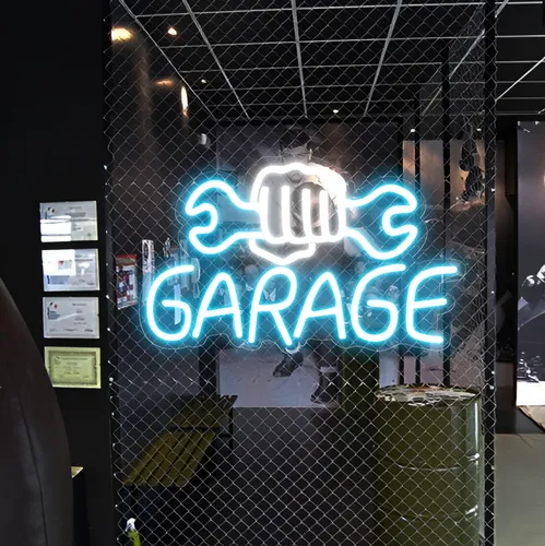 Garage Neon Sign - Custom T-Shirt Today