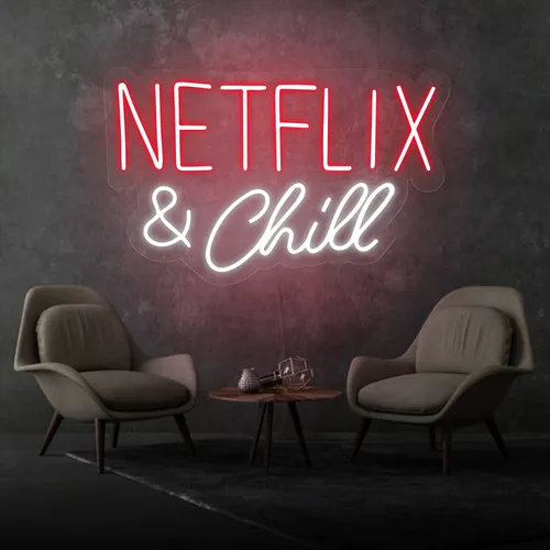 Netflix and Chill Neon Sign - Custom T-Shirt Today