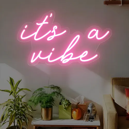 It's a Vibe Neon Sign - Custom T-Shirt Today