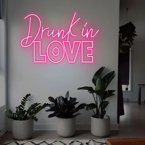 Drunk in Love Neon Sign - Custom T-Shirt Today