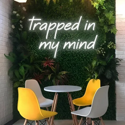 Trapped in my Mind Neon Sign - Custom T-Shirt Today
