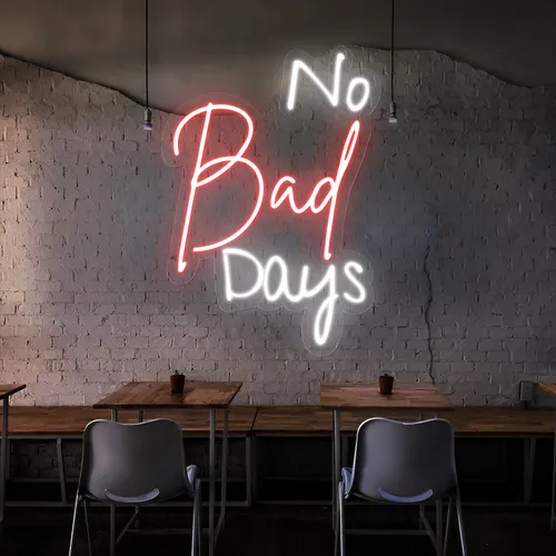 No Bad Days Neon Sign - Custom T-Shirt Today