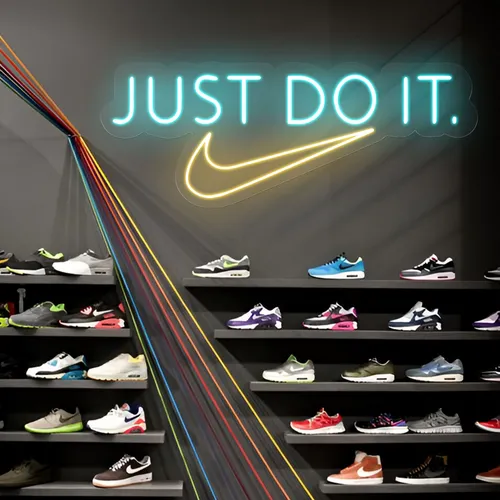 Just Do It Neon Sign - Custom T-Shirt Today