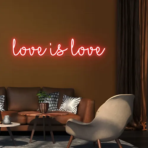 Love Is Love Neon Sign - Custom T-Shirt Today