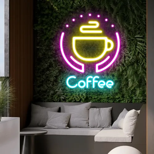 Captivating Coffee Neon Sign - Custom T-Shirt Today