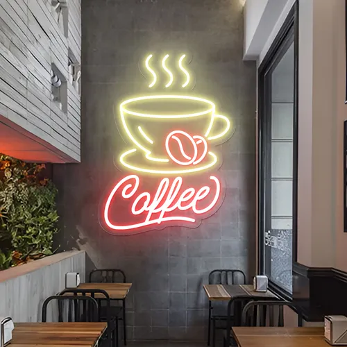 Classy Gleam Coffee Neon Sign - Custom T-Shirt Today