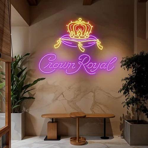 Crown Royal Neon Sign - Custom T-Shirt Today