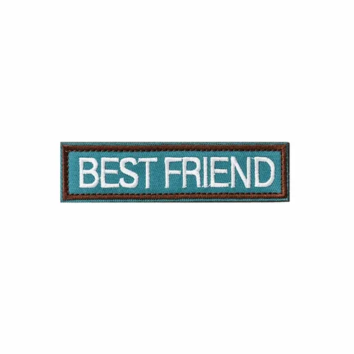 Blue and Brown Best Friend Patch - Custom T-Shirt Today