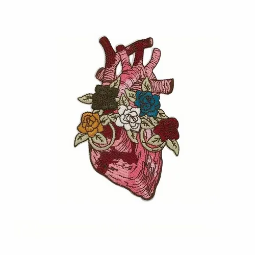 Heart of Flowers Patch - Custom T-Shirt Today