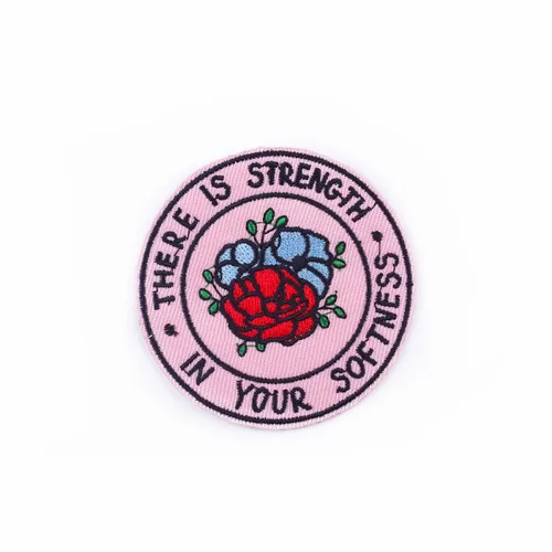 Pink Strength in Softness Patch - Custom T-Shirt Today