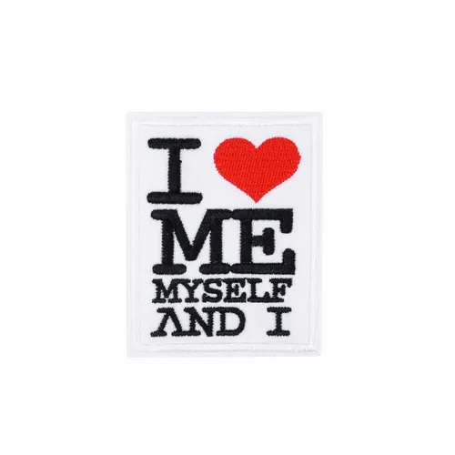Black and White Me Myself and I Patch - Custom T-Shirt Today