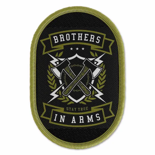 Brothers In Arms Military Patch - Custom T-Shirt Today