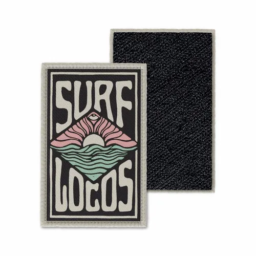 Rectangle Surf Locos Velcro Patch - Custom T-Shirt Today