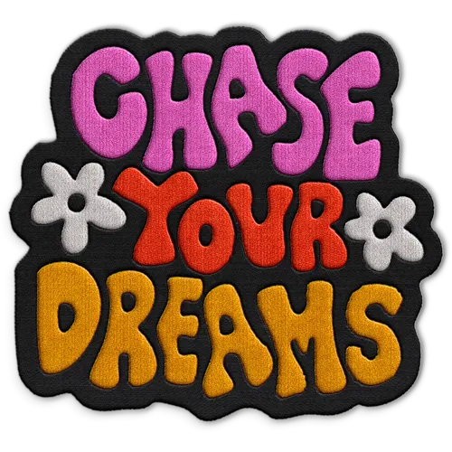 Chase Your Dreams Hat Patch - Custom T-Shirt Today