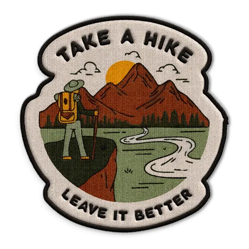 Take A Hike Hat Patch - Custom T-Shirt Today