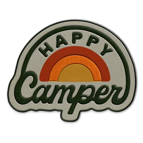 Happy Camper Hat Patch - Custom T-Shirt Today