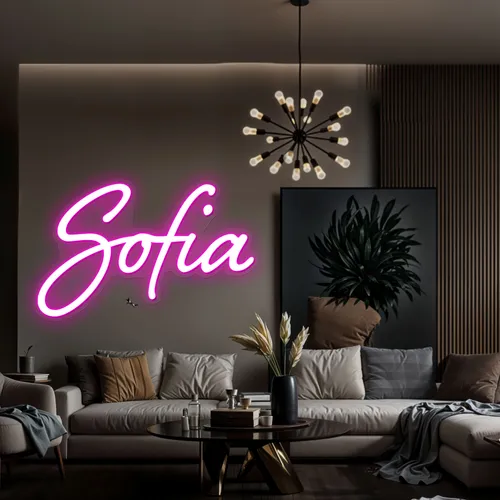 Sofia Name Neon Sign - Custom T-Shirt Today