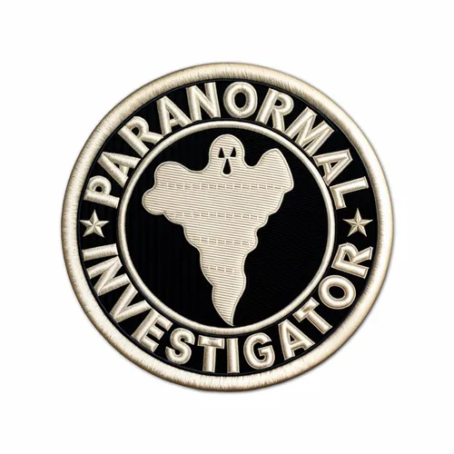 Round Paranormal Investigator Iron On Patch - Custom T-Shirt Today