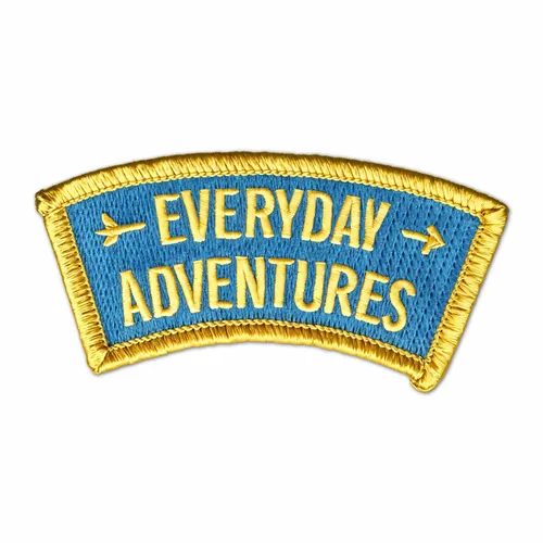 Everyday Adventures Iron On Patch - Custom T-Shirt Today