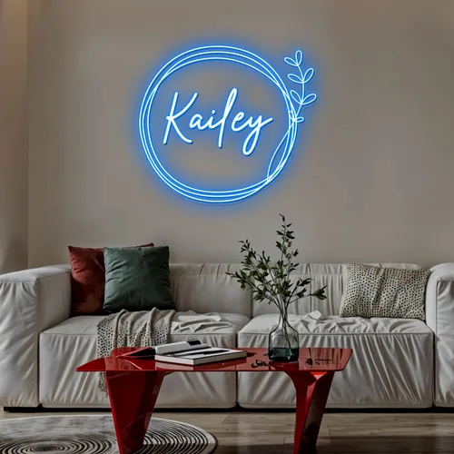 Boho Kailey Name Neon Sign - Custom T-Shirt Today