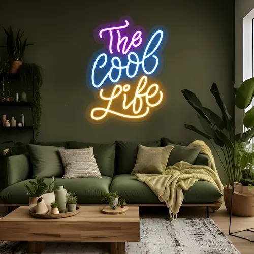 The Cool Life Neon Sign - Custom T-Shirt Today