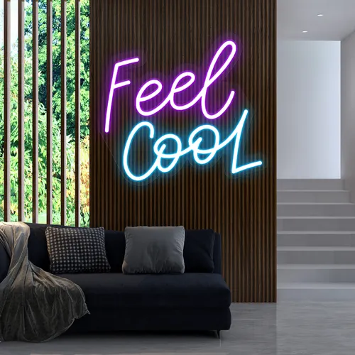 Feel Cool Neon Sign - Custom T-Shirt Today