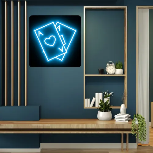 Ace in Black Neon Sign - Custom T-Shirt Today