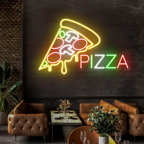 Pizza Neon Signs - Custom T-Shirt Today