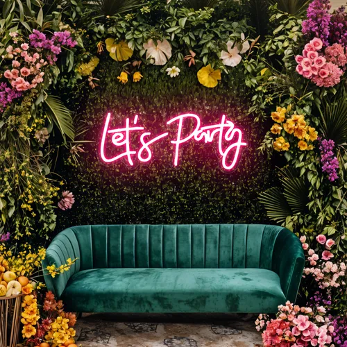 Let’s Party Neon Signs - Custom T-Shirt Today