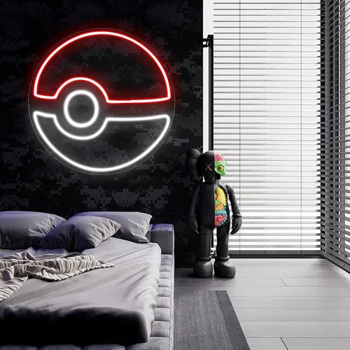 Pokéball Neon Sign - Custom T-Shirt Today